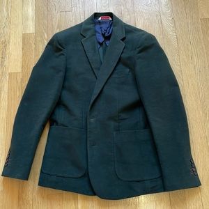 Brooks brothers 40r green moleskin blazer